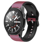 Cinturino in pelle adesiva in silicone da 20 mm, For Samsung Galaxy Watch 5 Pro 45mm, For Samsung Galaxy Watch 4 40mm