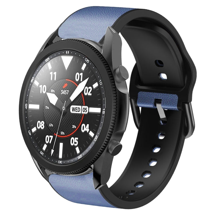 Cinturino in pelle adesiva in silicone da 20 mm, For Samsung Galaxy Watch 5 Pro 45mm, For Samsung Galaxy Watch 4 40mm
