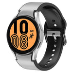 Cinturino in pelle adesiva in silicone da 20 mm, For Samsung Galaxy Watch 5 Pro 45mm, For Samsung Galaxy Watch 4 40mm