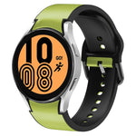 Cinturino in pelle adesiva in silicone da 20 mm, For Samsung Galaxy Watch 5 Pro 45mm, For Samsung Galaxy Watch 4 40mm