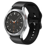 Cinturino in pelle adesiva in silicone da 20 mm, For Samsung Galaxy Watch 4 44mm, For Samsung Galaxy Watch 4 Classic 46mm