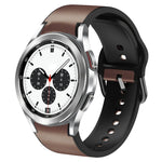 Cinturino in pelle adesiva in silicone da 20 mm, For Samsung Galaxy Watch 4 Classic 42mm, For Samsung Galaxy Watch Active 2