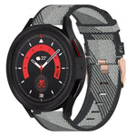 Cinturino per orologio in nylon intrecciato da 20 mm, For Samsung Galaxy Watch5 40mm, For Samsung Galaxy Watch5 44mm, For Samsung Galaxy Watch5 Pro 45mm