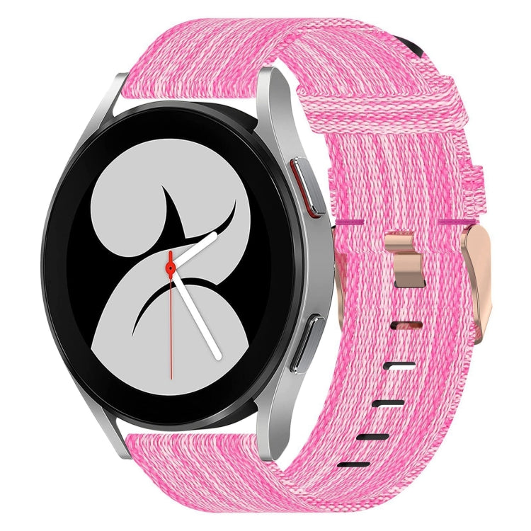Cinturino per orologio in nylon intrecciato da 20 mm, For Samsung Galaxy Watch4 40mm, For Samsung Galaxy Watch4 44mm, For Samsung Galaxy Watch4 Classic 46mm