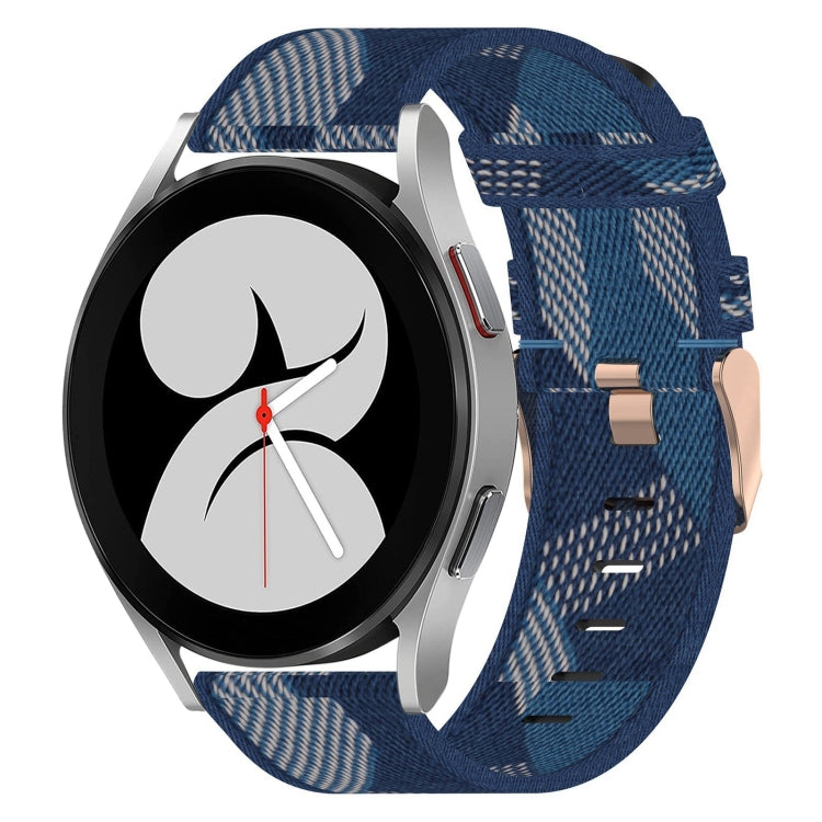 Cinturino per orologio in nylon intrecciato da 20 mm, For Samsung Galaxy Watch4 40mm, For Samsung Galaxy Watch4 44mm, For Samsung Galaxy Watch4 Classic 46mm