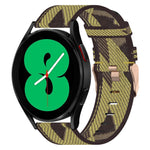 Cinturino per orologio in nylon intrecciato da 20 mm, For Samsung Galaxy Watch4 40mm, For Samsung Galaxy Watch4 44mm, For Samsung Galaxy Watch4 Classic 46mm
