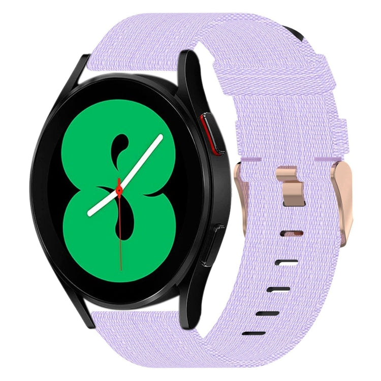 Cinturino per orologio in nylon intrecciato da 20 mm, For Samsung Galaxy Watch4 40mm, For Samsung Galaxy Watch4 44mm, For Samsung Galaxy Watch4 Classic 46mm
