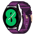 Cinturino per orologio in nylon intrecciato da 20 mm, For Samsung Galaxy Watch4 40mm, For Samsung Galaxy Watch4 44mm, For Samsung Galaxy Watch4 Classic 46mm