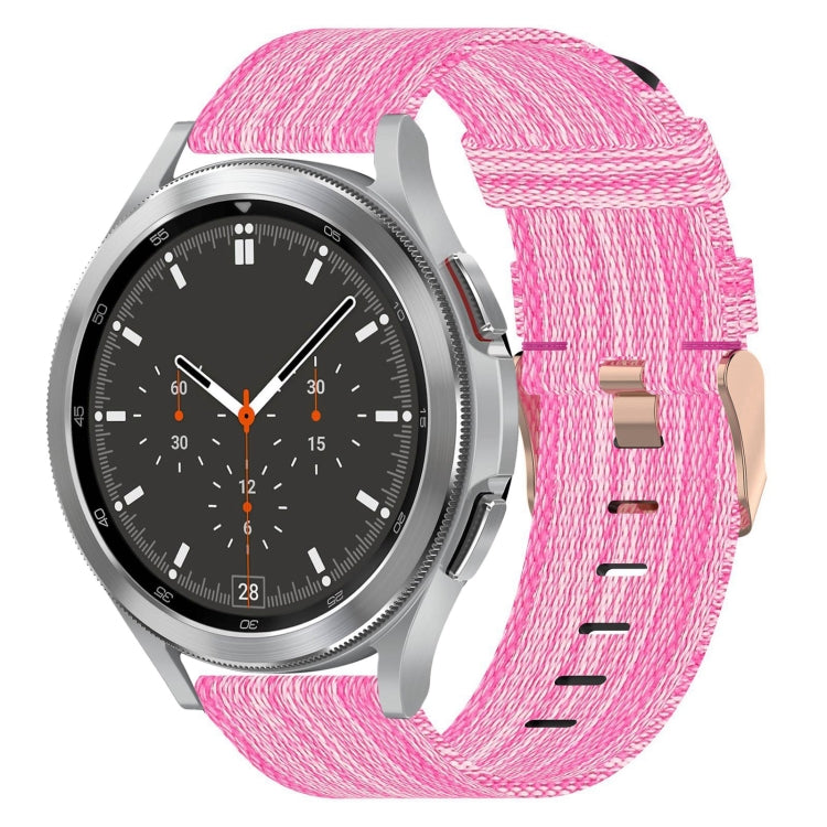 Cinturino per orologio in nylon intrecciato da 20 mm, For Samsung Galaxy Watch4 40mm, For Samsung Galaxy Watch4 44mm, For Samsung Galaxy Watch4 Classic 46mm