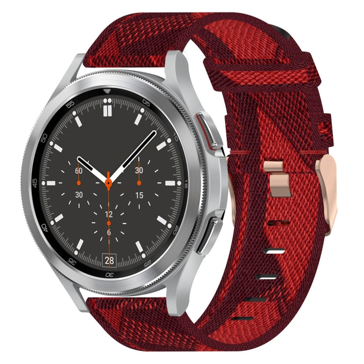 Cinturino per orologio in nylon intrecciato da 20 mm, For Samsung Galaxy Watch4 40mm, For Samsung Galaxy Watch4 44mm, For Samsung Galaxy Watch4 Classic 46mm