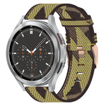 Cinturino per orologio in nylon intrecciato da 20 mm, For Samsung Galaxy Watch4 40mm, For Samsung Galaxy Watch4 44mm, For Samsung Galaxy Watch4 Classic 46mm