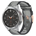 Cinturino per orologio in nylon intrecciato da 20 mm, For Samsung Galaxy Watch4 40mm, For Samsung Galaxy Watch4 44mm, For Samsung Galaxy Watch4 Classic 46mm