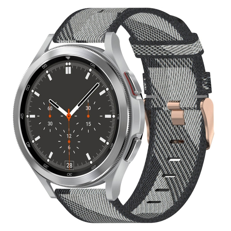 Cinturino per orologio in nylon intrecciato da 20 mm, For Samsung Galaxy Watch4 40mm, For Samsung Galaxy Watch4 44mm, For Samsung Galaxy Watch4 Classic 46mm