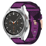 Cinturino per orologio in nylon intrecciato da 20 mm, For Samsung Galaxy Watch4 40mm, For Samsung Galaxy Watch4 44mm, For Samsung Galaxy Watch4 Classic 46mm