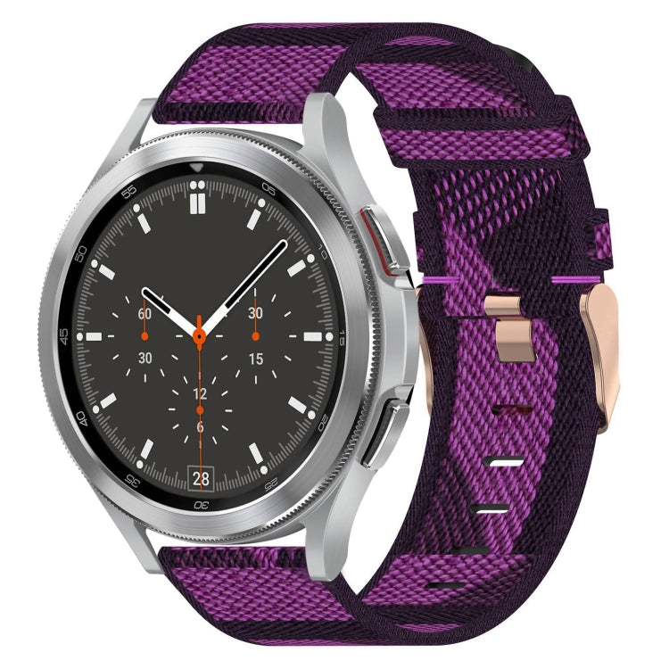 Cinturino per orologio in nylon intrecciato da 20 mm, For Samsung Galaxy Watch4 40mm, For Samsung Galaxy Watch4 44mm, For Samsung Galaxy Watch4 Classic 46mm