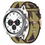Cinturino per orologio in nylon intrecciato da 20 mm, For Samsung Galaxy Watch4 Classic 42mm, For Samsung Galaxy Watch Active 2