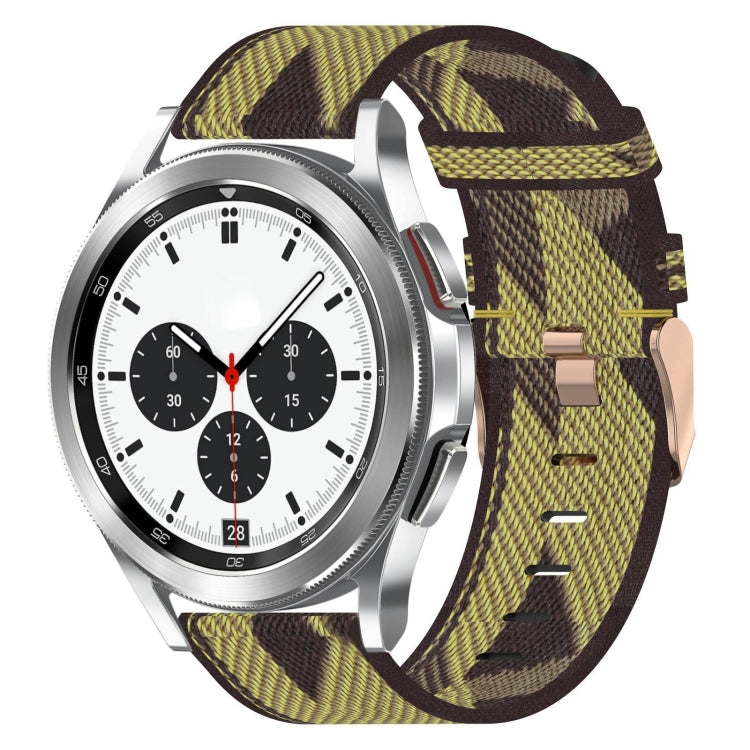 Cinturino per orologio in nylon intrecciato da 20 mm, For Samsung Galaxy Watch4 Classic 42mm, For Samsung Galaxy Watch Active 2