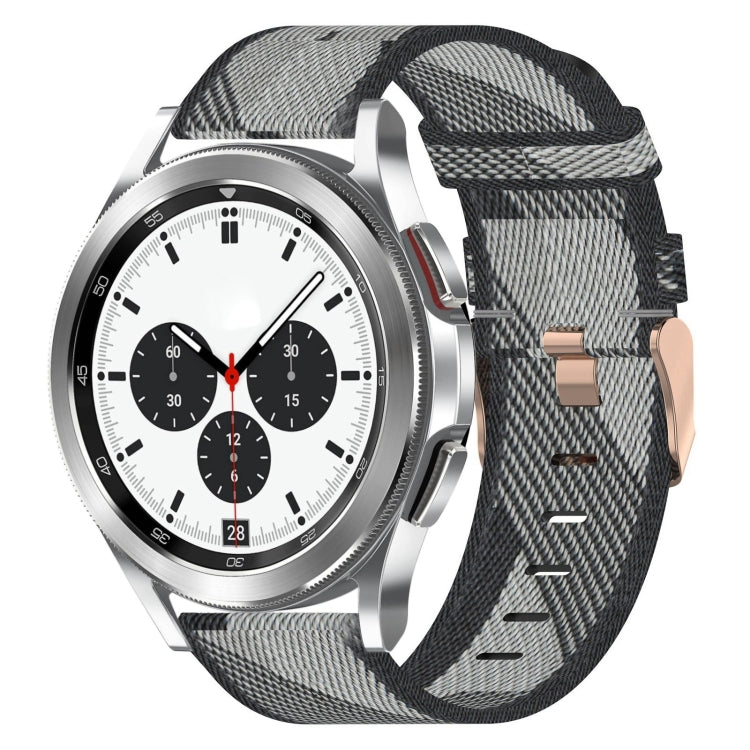 Cinturino per orologio in nylon intrecciato da 20 mm, For Samsung Galaxy Watch4 Classic 42mm, For Samsung Galaxy Watch Active 2