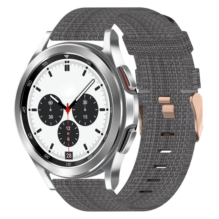 Cinturino per orologio in nylon intrecciato da 20 mm, For Samsung Galaxy Watch4 Classic 42mm, For Samsung Galaxy Watch Active 2