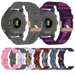 Cinturino per orologio in nylon intrecciato da 20 mm, For Samsung Galaxy Watch4 Classic 42mm, For Samsung Galaxy Watch Active 2