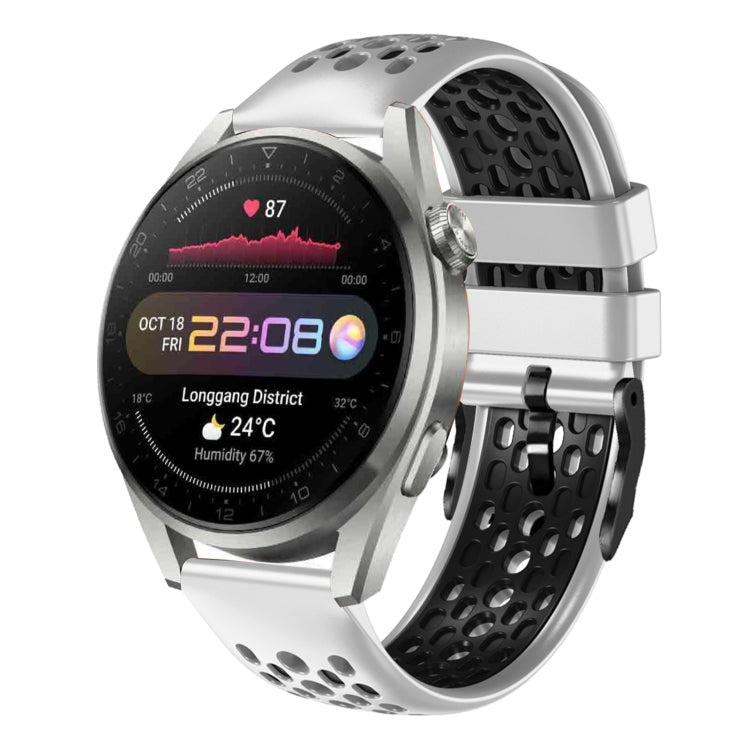 Cinturino in silicone traspirante 22 mm per Huawei Watch GT 2 Pro