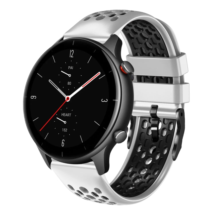 Cinturino in silicone traspirante 22 mm per Amazfit GTR 2 e GTR 2