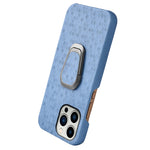 Custodia per telefono in PU a nido d'ape con supporto ad anello per iPhone 14 Pro, For iPhone 14 Pro