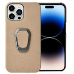 Custodia per telefono in PU a nido d'ape con supporto ad anello per iPhone 14 Pro, For iPhone 14 Pro