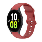 Cinturino in silicone tinta unita con fibbia a farfalla da 20 mm, For Samsung Galaxy Watch5 40mm, For Samsung Galaxy Watch5 44mm