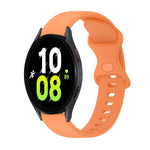 Cinturino in silicone tinta unita con fibbia a farfalla da 20 mm, For Samsung Galaxy Watch5 40mm, For Samsung Galaxy Watch5 44mm
