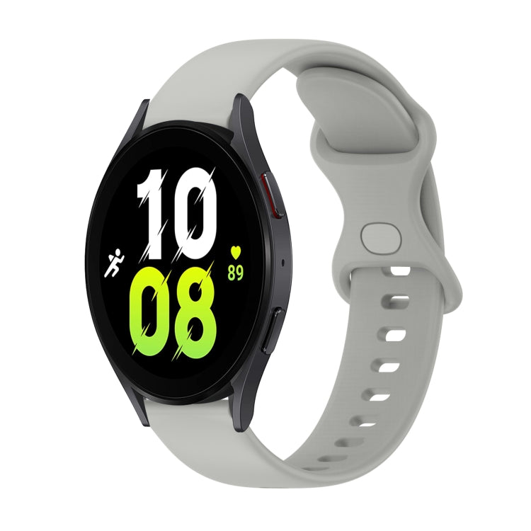 Cinturino in silicone tinta unita con fibbia a farfalla da 20 mm, For Samsung Galaxy Watch5 40mm, For Samsung Galaxy Watch5 44mm