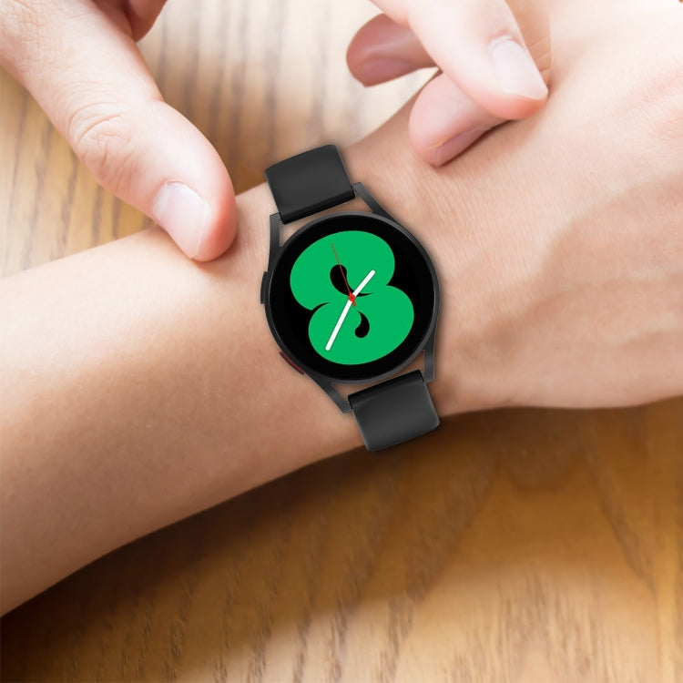 Cinturino in silicone tinta unita con fibbia a farfalla da 20 mm, For Samsung Galaxy Watch5 40mm, For Samsung Galaxy Watch5 44mm