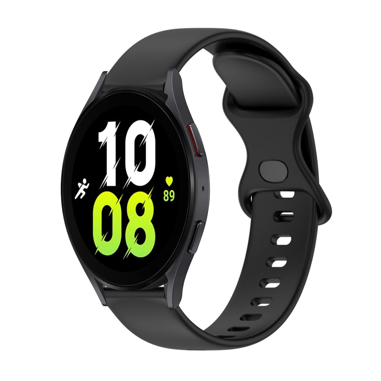 Cinturino in silicone tinta unita con fibbia a farfalla da 20 mm, For Samsung Galaxy Watch5 40mm, For Samsung Galaxy Watch5 44mm
