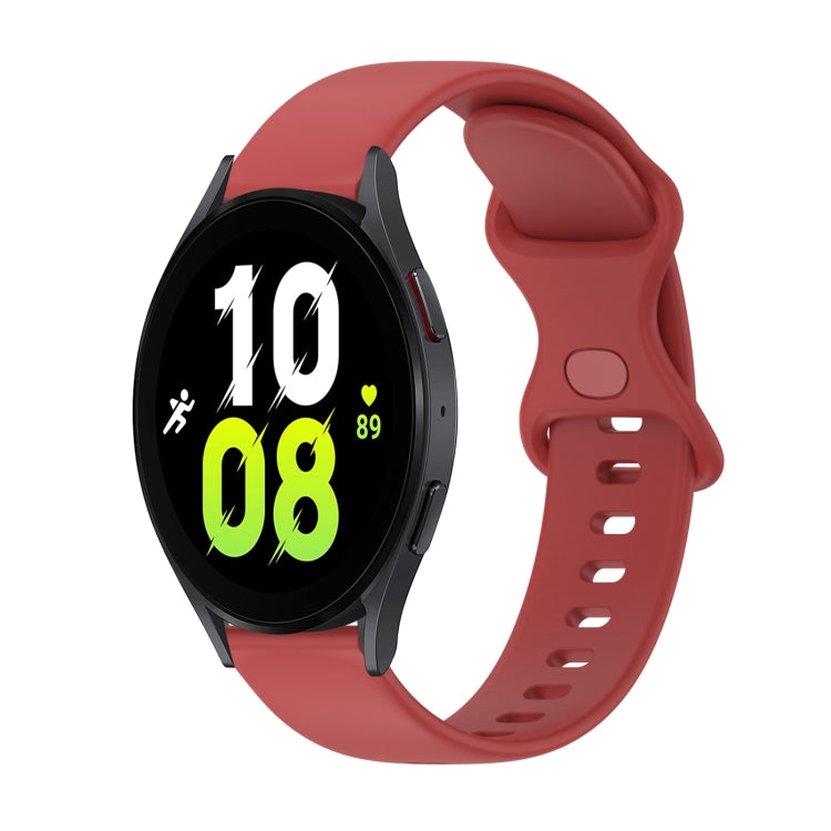 Cinturino in silicone tinta unita con fibbia a farfalla da 20 mm, For Samsung Galaxy Watch5 40mm, For Samsung Galaxy Watch5 44mm