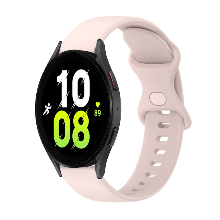 Cinturino in silicone tinta unita con fibbia a farfalla da 20 mm, For Samsung Galaxy Watch5 40mm, For Samsung Galaxy Watch5 44mm
