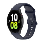 Cinturino in silicone tinta unita con fibbia a farfalla da 20 mm, For Samsung Galaxy Watch5 40mm, For Samsung Galaxy Watch5 44mm