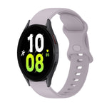 Cinturino in silicone tinta unita con fibbia a farfalla da 20 mm, For Samsung Galaxy Watch5 40mm, For Samsung Galaxy Watch5 44mm