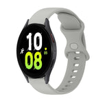 Cinturino in silicone tinta unita con fibbia a farfalla da 20 mm, For Samsung Galaxy Watch5 40mm, For Samsung Galaxy Watch5 44mm