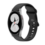 Cinturino in silicone tinta unita con fibbia a farfalla da 20 mm, For Samsung Galaxy Watch5 Pro 45mm, For Samsung Galaxy Watch4 40mm