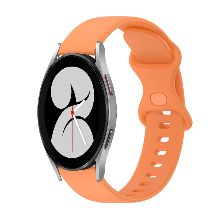 Cinturino in silicone tinta unita con fibbia a farfalla da 20 mm, For Samsung Galaxy Watch5 Pro 45mm, For Samsung Galaxy Watch4 40mm