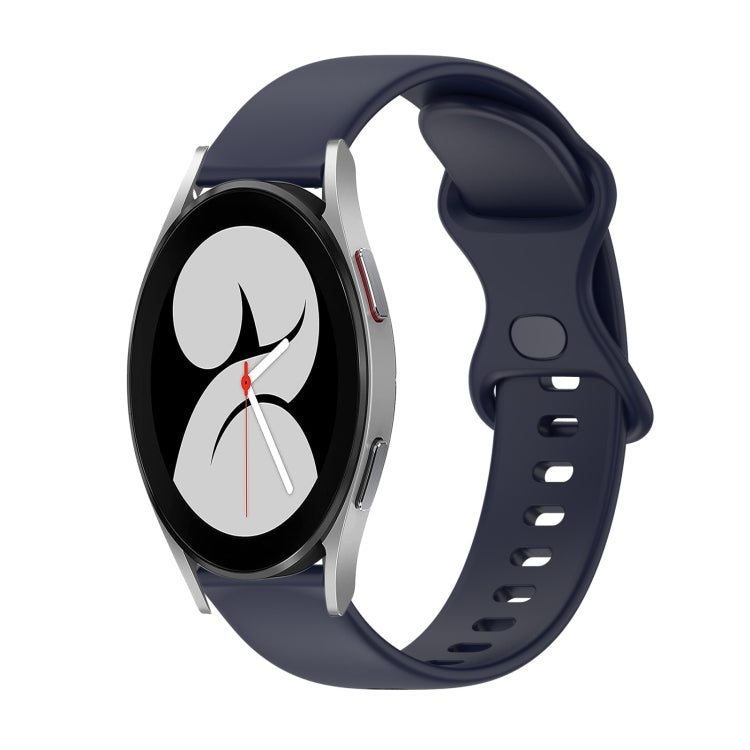 Cinturino in silicone tinta unita con fibbia a farfalla da 20 mm, For Samsung Galaxy Watch5 Pro 45mm, For Samsung Galaxy Watch4 40mm