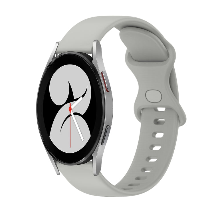 Cinturino in silicone tinta unita con fibbia a farfalla da 20 mm, For Samsung Galaxy Watch5 Pro 45mm, For Samsung Galaxy Watch4 40mm