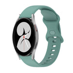 Cinturino in silicone tinta unita con fibbia a farfalla da 20 mm, For Samsung Galaxy Watch5 Pro 45mm, For Samsung Galaxy Watch4 40mm