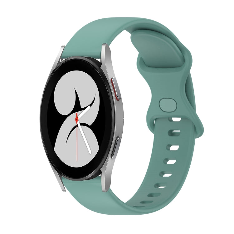 Cinturino in silicone tinta unita con fibbia a farfalla da 20 mm, For Samsung Galaxy Watch5 Pro 45mm, For Samsung Galaxy Watch4 40mm