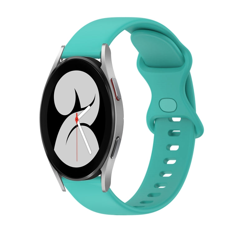 Cinturino in silicone tinta unita con fibbia a farfalla da 20 mm, For Samsung Galaxy Watch5 Pro 45mm, For Samsung Galaxy Watch4 40mm
