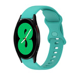 Cinturino in silicone tinta unita con fibbia a farfalla da 20 mm, For Samsung Galaxy Watch4 44mm, For Samsung Galaxy Watch4 Classic 46mm