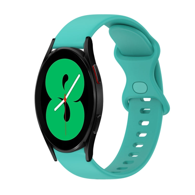 Cinturino in silicone tinta unita con fibbia a farfalla da 20 mm, For Samsung Galaxy Watch4 44mm, For Samsung Galaxy Watch4 Classic 46mm