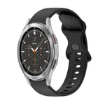 Cinturino in silicone tinta unita con fibbia a farfalla da 20 mm, For Samsung Galaxy Watch4 44mm, For Samsung Galaxy Watch4 Classic 46mm