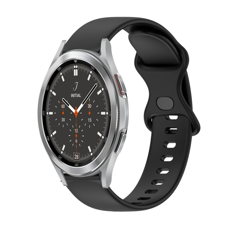 Cinturino in silicone tinta unita con fibbia a farfalla da 20 mm, For Samsung Galaxy Watch4 44mm, For Samsung Galaxy Watch4 Classic 46mm