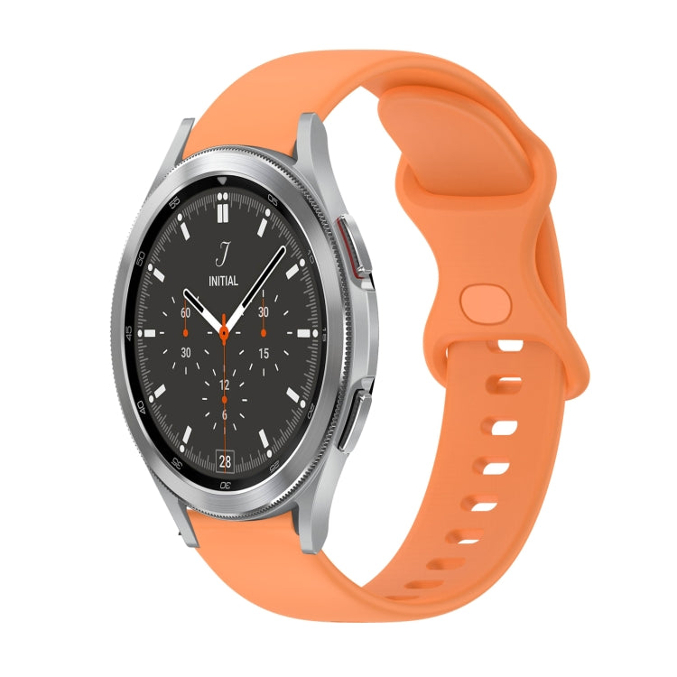 Cinturino in silicone tinta unita con fibbia a farfalla da 20 mm, For Samsung Galaxy Watch4 44mm, For Samsung Galaxy Watch4 Classic 46mm